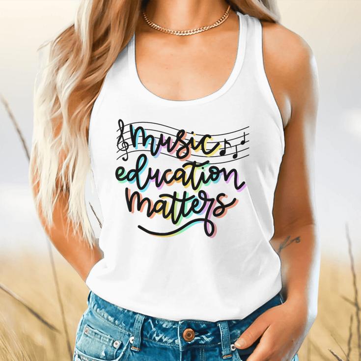 Music Education Matters Music Teacher Appreciation Women Flowy Tank, gift for family, gift for coworker Music Education Matters Music Teacher Appreciation Women Flowy Tank, gift for family, gift for coworker