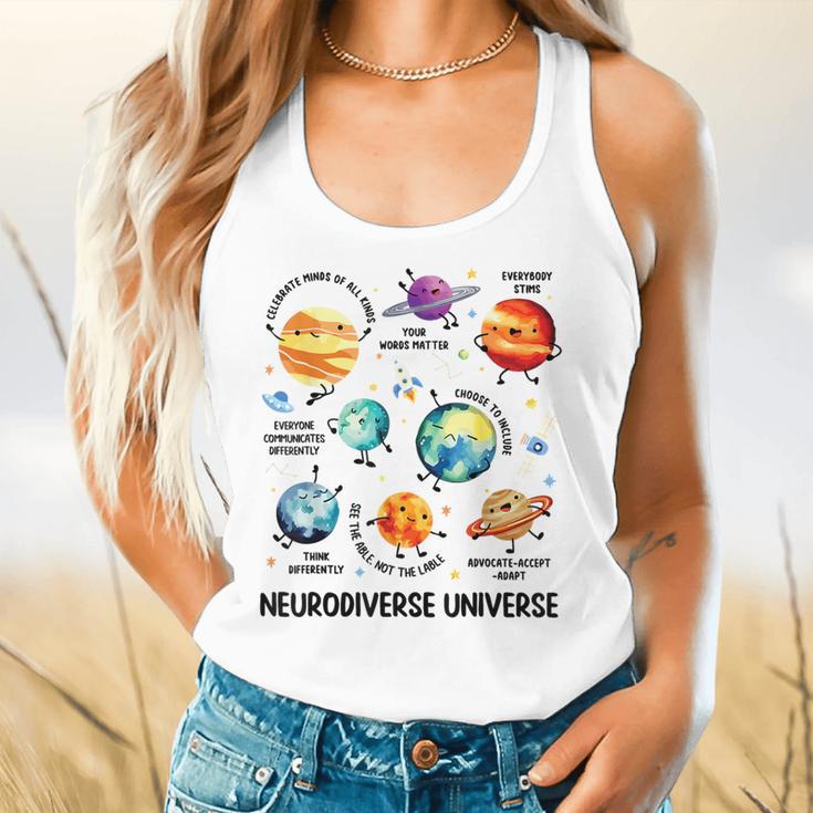 Neurodiverse Universe Space Planet Special Education Teacher Flowy Tank, gift for family, gift for coworker Neurodiverse Universe Space Planet Special Education Teacher Flowy Tank, gift for family, gift for coworker
