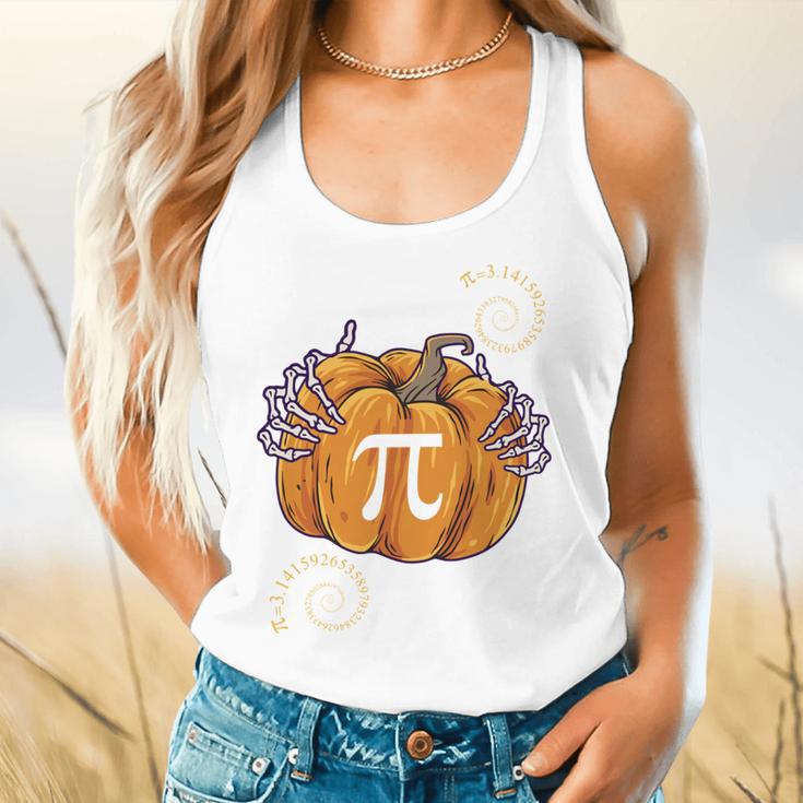 Pi Day Pumpkin Pi Math Teacher Halloween Costume Flowy Tank, gift for family, gift for coworker
