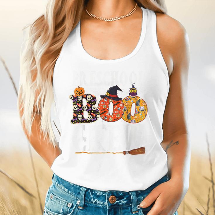 Preschool Boo Crew Teacher Halloween Flowy Tank, gift for family, gift for coworker Preschool Boo Crew Teacher Halloween Flowy Tank, gift for family, gift for coworker