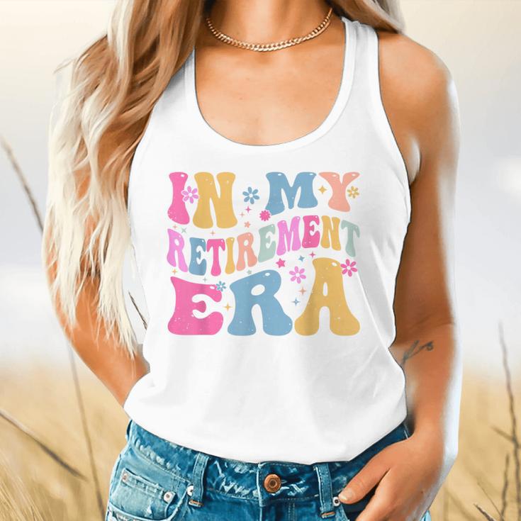 Retro Groovy Retirement Era Retired Teacher Flowy Tank, gift for family, gift for coworker