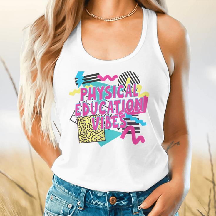 Retro Physical Education Vibes Gym Teacher Phys Ed Teacher Flowy Tank, gift for family, gift for coworker