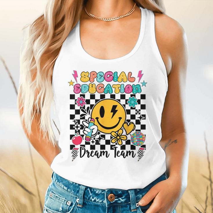 Retro Special Education Squad Groovy Dream Team Teacher Flowy Tank, gift for family, gift for coworker Retro Special Education Squad Groovy Dream Team Teacher Flowy Tank, gift for family, gift for coworker