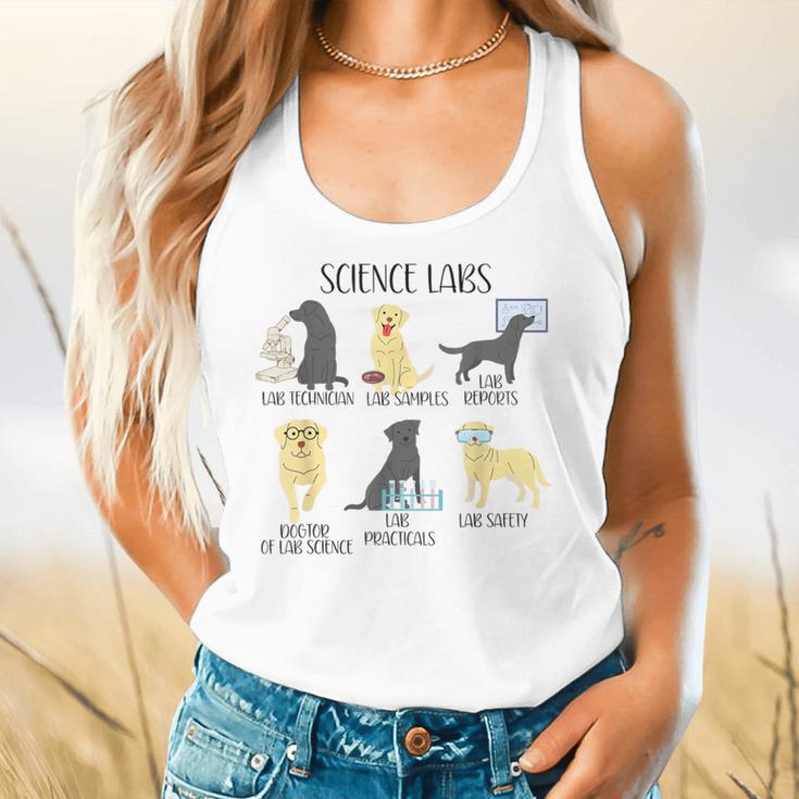 Science Labs Dogs Labrador Retriever Science Teacher Flowy Tank, gift for family, gift for coworker Science Labs Dogs Labrador Retriever Science Teacher Flowy Tank, gift for family, gift for coworker