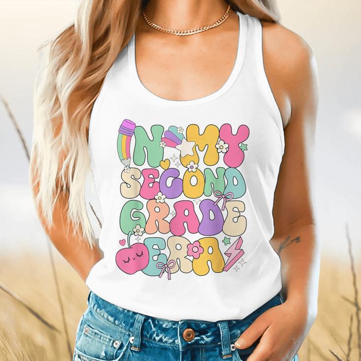 In My Second Grade Era Teachers Women Back To School Girls Flowy Tank, gift for family, gift for coworker In My Second Grade Era Teachers Women Back To School Girls Flowy Tank, gift for family, gift for coworker