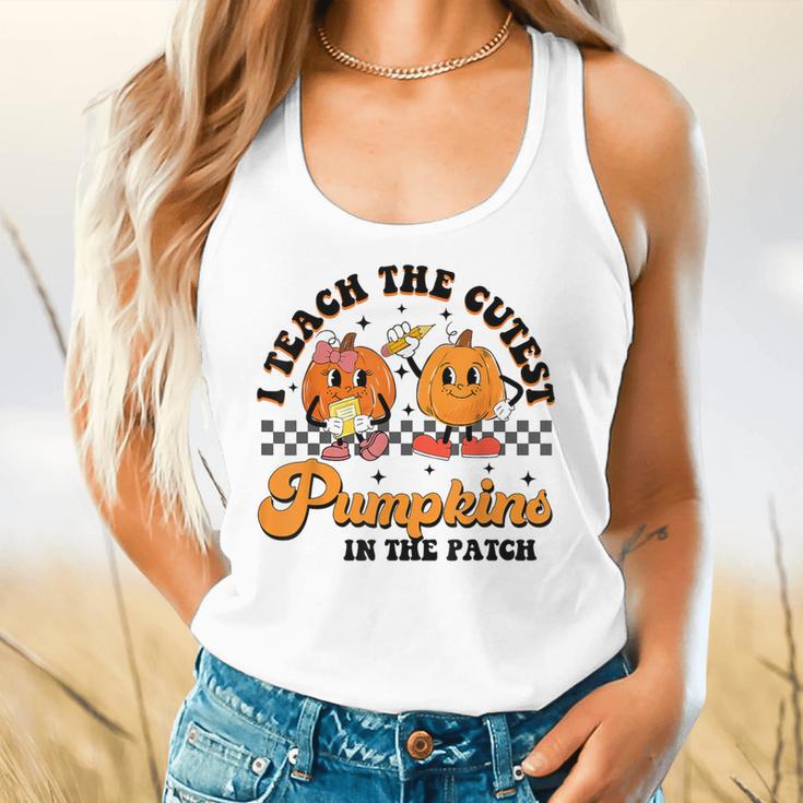 I Teach The Cutest Pumpkins In The Patch Halloween Teacher For Men Women Kids Flowy Tank, gift for family, gift for coworker I Teach The Cutest Pumpkins In The Patch Halloween Teacher For Men Women Kids Flowy Tank, gift for family, gift for coworker