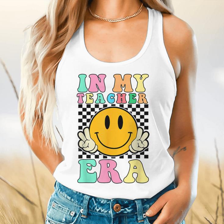 In My Teacher Era Retro Back To School Teacher Student Flowy Tank, gift for family, gift for coworker In My Teacher Era Retro Back To School Teacher Student Flowy Tank, gift for family, gift for coworker