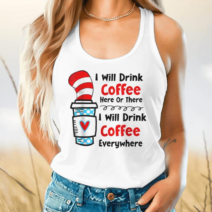 Teaching I Will Drink Coffee Here Or There Teacher Flowy Tank, gift for family, gift for coworker Teaching I Will Drink Coffee Here Or There Teacher Flowy Tank, gift for family, gift for coworker