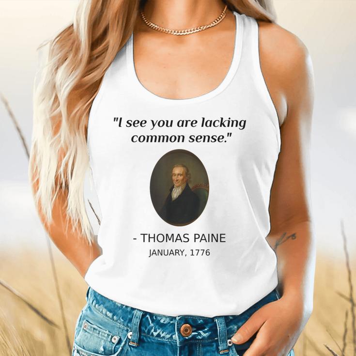 Thomas Paine Common Sense USA History Teacher Student Flowy Tank, gift for family, gift for coworker Thomas Paine Common Sense USA History Teacher Student Flowy Tank, gift for family, gift for coworker