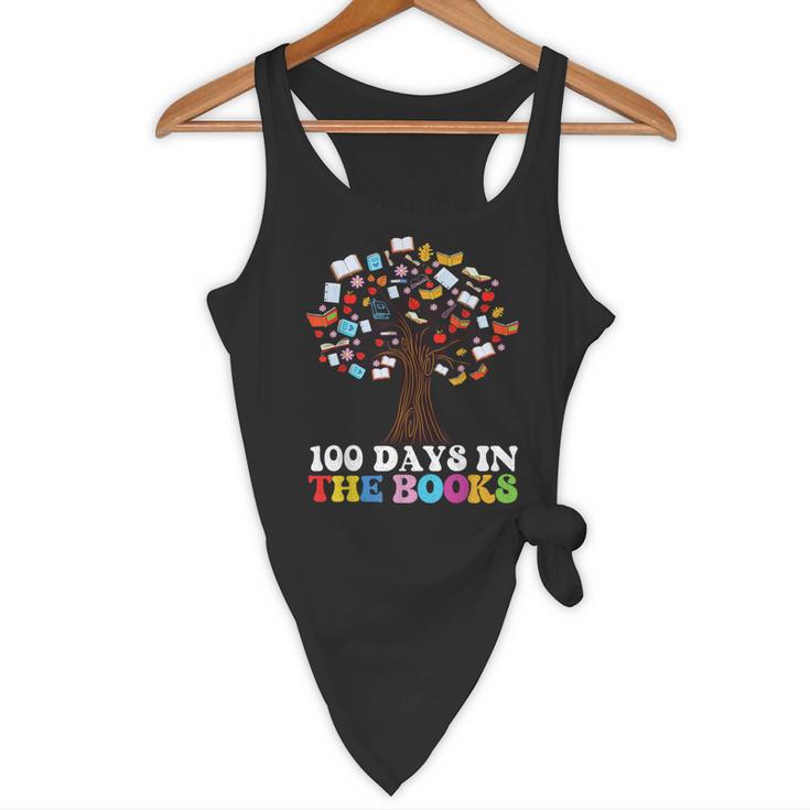 100 Days In The Books Reading Teacher 100th Day Of School Flowy Tank, novelty gifts, funny gifts 100 Days In The Books Reading Teacher 100th Day Of School Flowy Tank, novelty gifts, funny gifts
