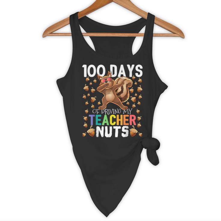 100 Days Of Driving My Teacher Nuts Dabbing Squirrel School Flowy Tank, novelty gifts, funny gifts 100 Days Of Driving My Teacher Nuts Dabbing Squirrel School Flowy Tank, novelty gifts, funny gifts