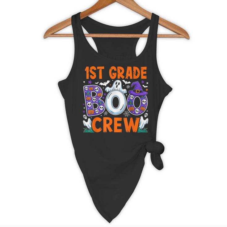1st Grade Boo Crew First Grade Teacher Kids Happy Halloween Flowy Tank, novelty gifts, funny gifts 1st Grade Boo Crew First Grade Teacher Kids Happy Halloween Flowy Tank, novelty gifts, funny gifts
