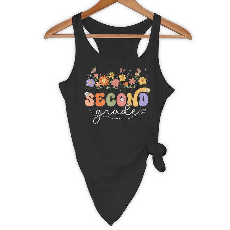 2nd Second Grade Teacher Wildflower Back To School Floral Flowy Tank, novelty gifts, funny gifts 2nd Second Grade Teacher Wildflower Back To School Floral Flowy Tank, novelty gifts, funny gifts