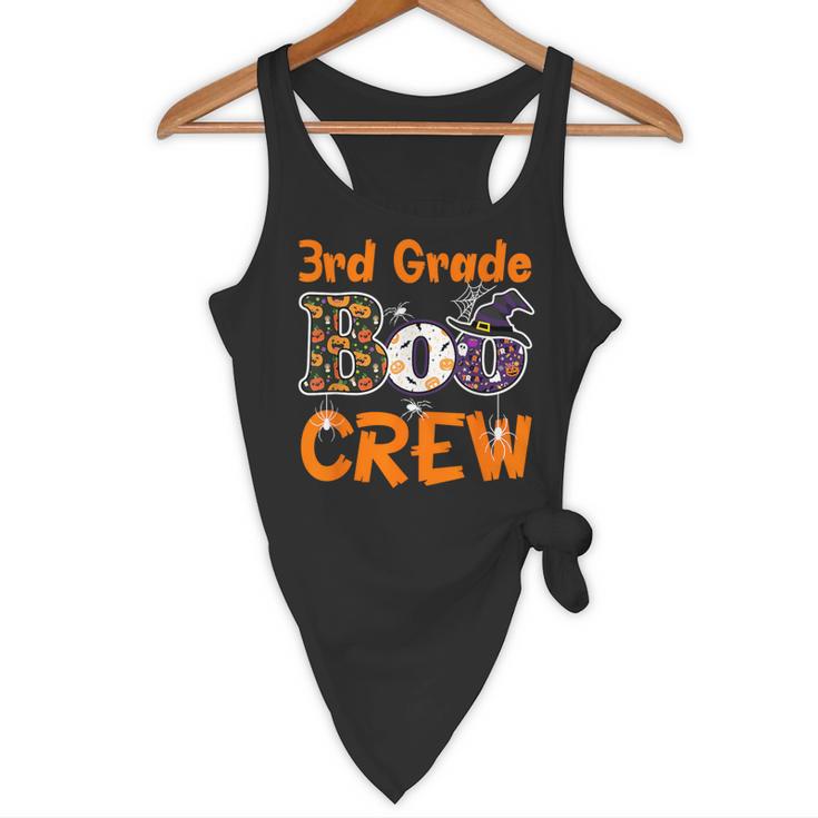 3rd Grade Boo Crew Halloween Teachers Students Costume Flowy Tank, novelty gifts, funny gifts