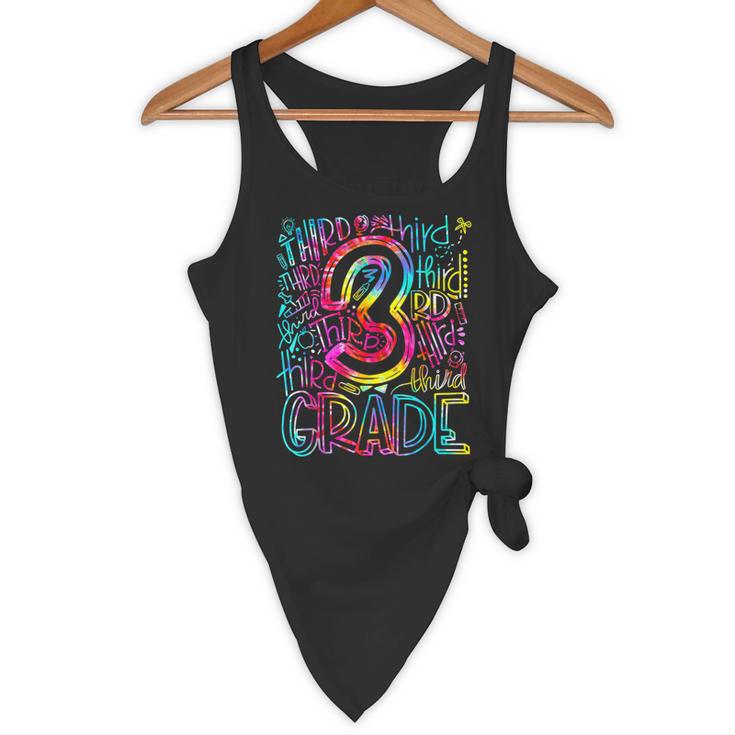3rd Grade Typography Team Third Grade Teacher Back To School Flowy Tank, novelty gifts, funny gifts 3rd Grade Typography Team Third Grade Teacher Back To School Flowy Tank, novelty gifts, funny gifts