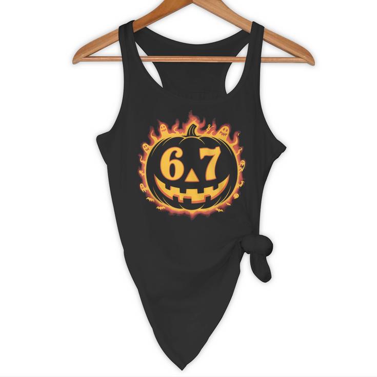 6 7 Meme Halloween Pumpkin Costume For Student Teacher Flowy Tank, novelty gifts, funny gifts 6 7 Meme Halloween Pumpkin Costume For Student Teacher Flowy Tank, novelty gifts, funny gifts