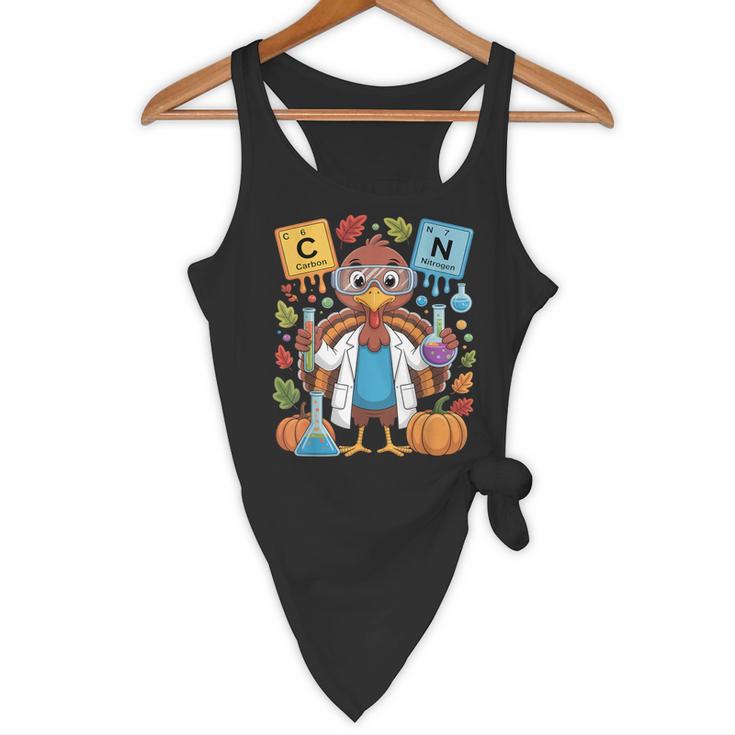 67 Chemistry Science Teacher Periodic Table Thanksgiving Flowy Tank, novelty gifts, funny gifts