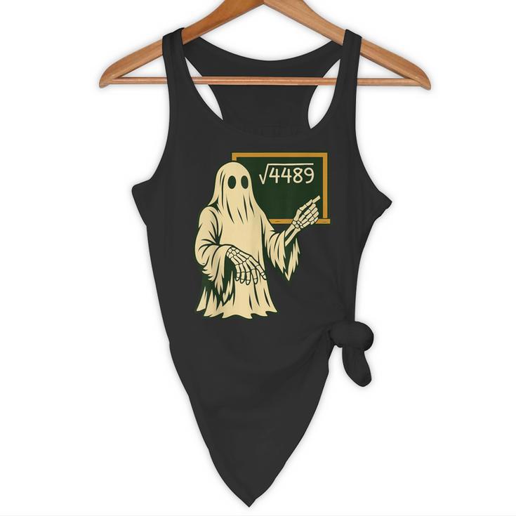 67 Meme Square Root 4489 Slang Math Teacher Skeleton Flowy Tank, novelty gifts, funny gifts
