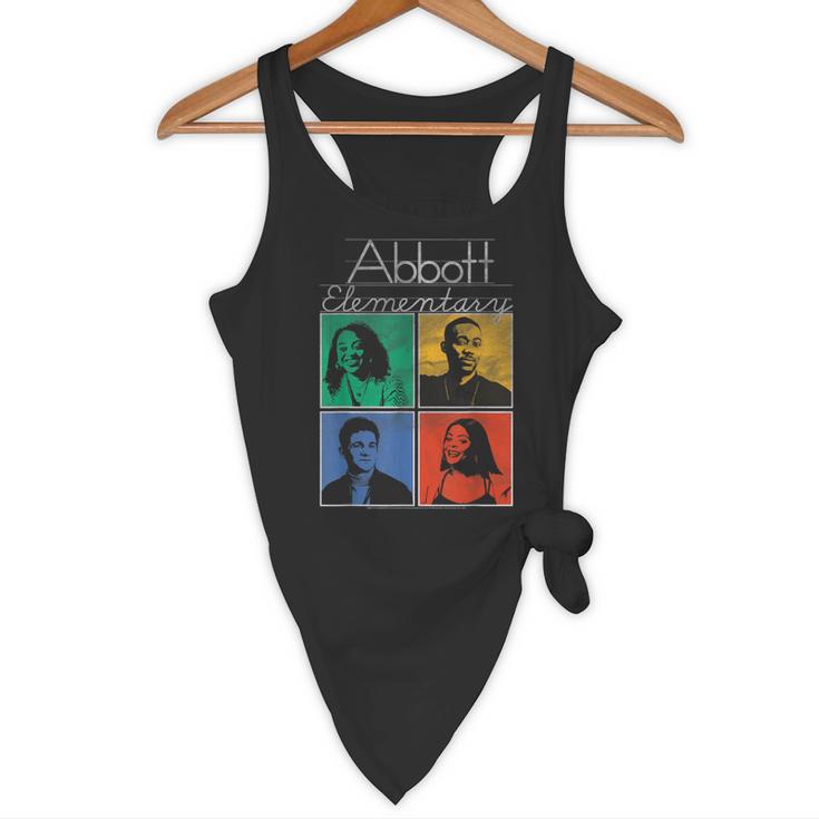 Abbott Elementary Colorful Pop Art Teachers TV Show Flowy Tank, novelty gifts, funny gifts