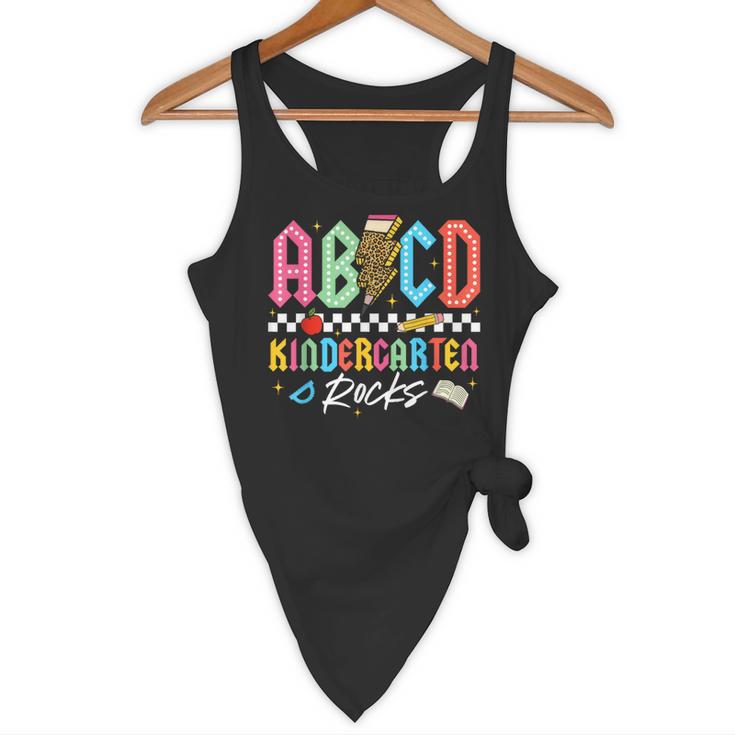 ABCD Kindergarten Rocks Pencil Lightning Teachers Rock Boys Flowy Tank, novelty gifts, funny gifts