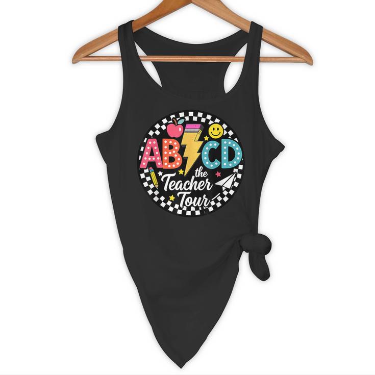 ABCD The Teacher Tour Back To School First Day Of School Flowy Tank, novelty gifts, funny gifts ABCD The Teacher Tour Back To School First Day Of School Flowy Tank, novelty gifts, funny gifts