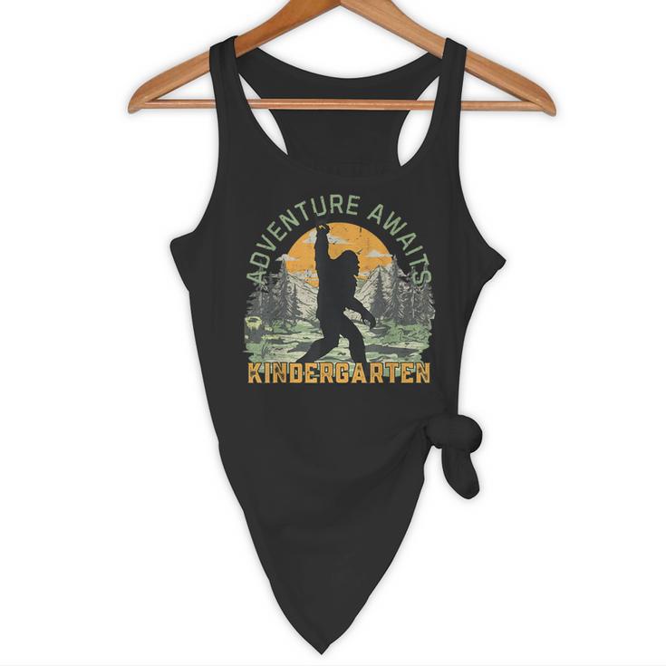 Adventure Awaits Bigfoot Teacher Kindergarten Back To School Flowy Tank, novelty gifts, funny gifts Adventure Awaits Bigfoot Teacher Kindergarten Back To School Flowy Tank, novelty gifts, funny gifts