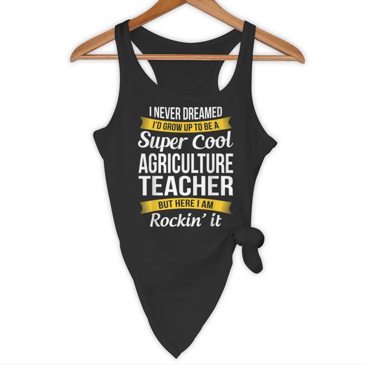 Agriculture Teacher Appreciation AG Teacher Flowy Tank, novelty gifts, funny gifts