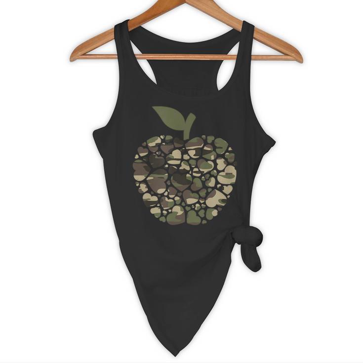 Apple Hearts Teacher Camouflage Clothing School Camo Apple For Men Women Girls Kids Flowy Tank, novelty gifts, funny gifts Apple Hearts Teacher Camouflage Clothing School Camo Apple For Men Women Girls Kids Flowy Tank, novelty gifts, funny gifts