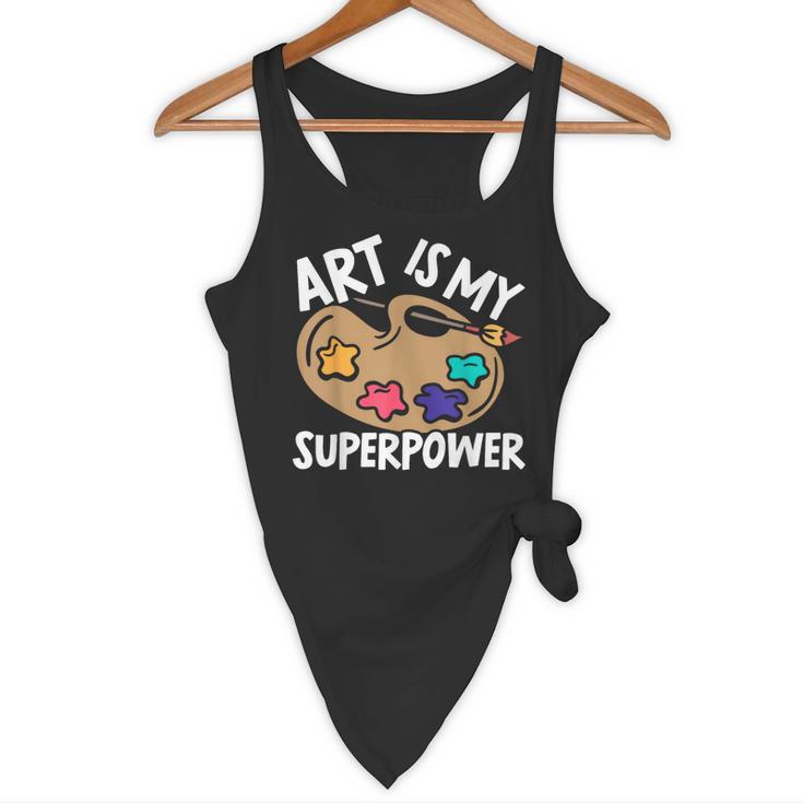 Art Is My Superpower Art Teacher Artist Painter Painting Flowy Tank, novelty gifts, funny gifts Art Is My Superpower Art Teacher Artist Painter Painting Flowy Tank, novelty gifts, funny gifts