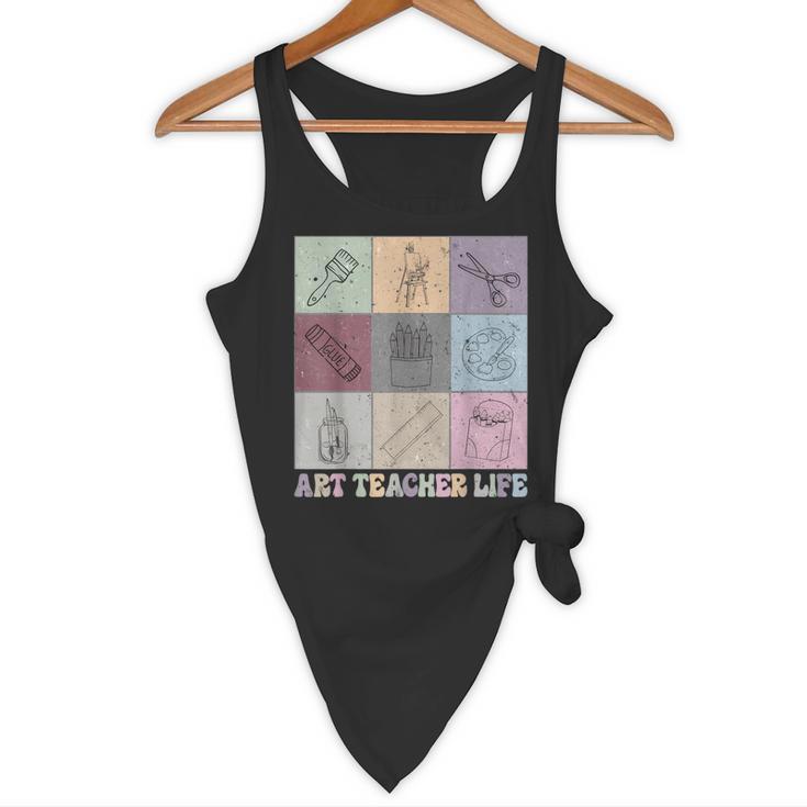 Art Teacher Life Retro Groovy Teaching Future Artists Flowy Tank, novelty gifts, funny gifts Art Teacher Life Retro Groovy Teaching Future Artists Flowy Tank, novelty gifts, funny gifts