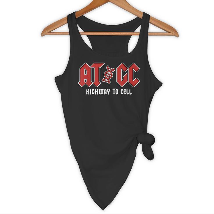 ATGC Teacher Student Biology Flowy Tank, novelty gifts, funny gifts