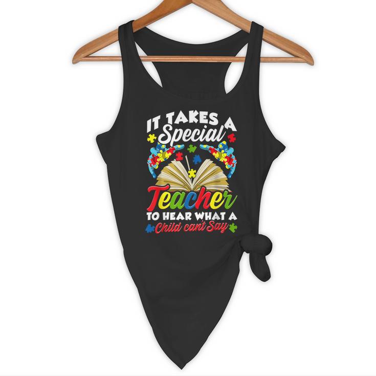 Autism Awareness Teacher Shirts It Takes A Special Teacher Flowy Tank, novelty gifts, funny gifts Autism Awareness Teacher Shirts It Takes A Special Teacher Flowy Tank, novelty gifts, funny gifts