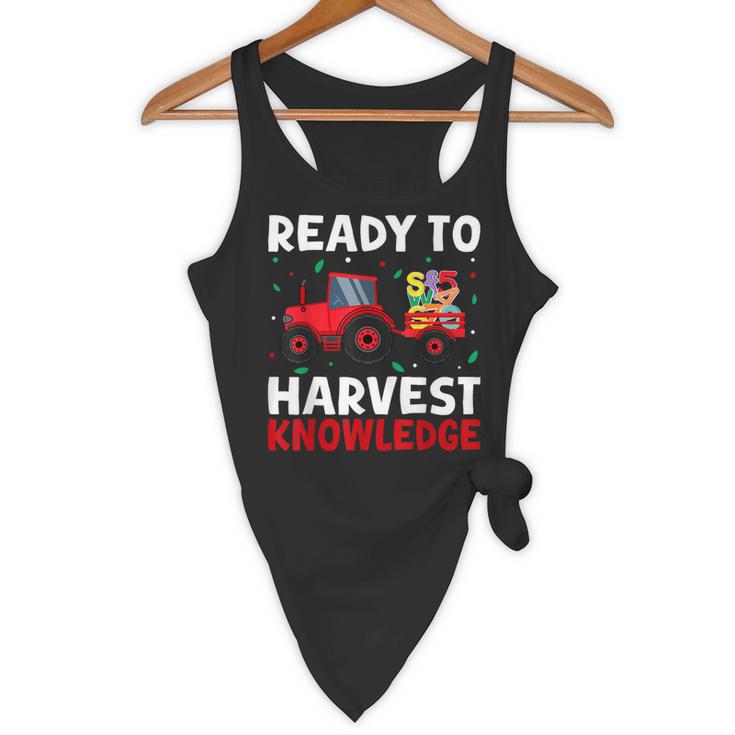 Back To School Teacher Farming Tractor Farmer Kids 100th Day Flowy Tank, novelty gifts, funny gifts Back To School Teacher Farming Tractor Farmer Kids 100th Day Flowy Tank, novelty gifts, funny gifts
