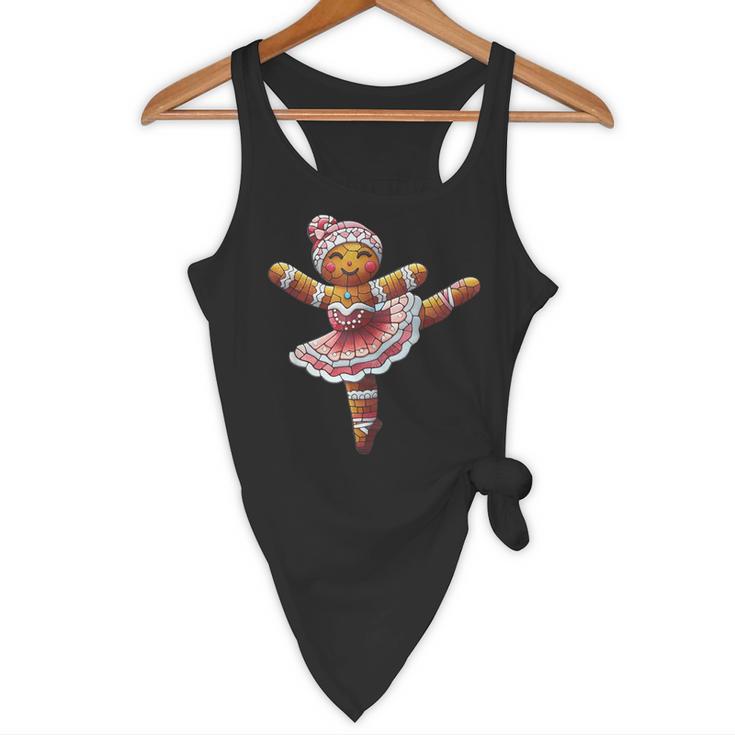 Ballet Dancer Gingerbread Christmas Dance Teacher Girl Women Flowy Tank, novelty gifts, funny gifts Ballet Dancer Gingerbread Christmas Dance Teacher Girl Women Flowy Tank, novelty gifts, funny gifts