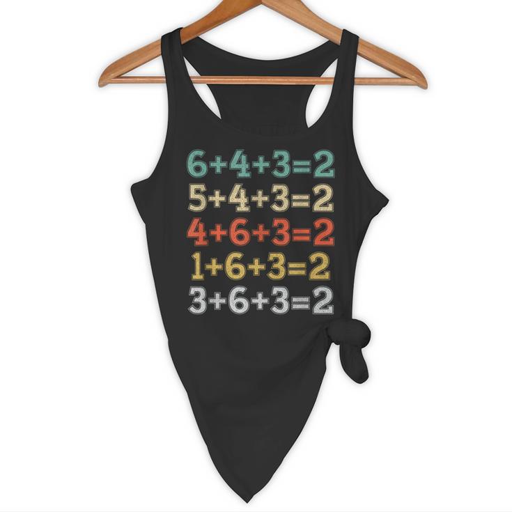 Baseball Math Sports Double Play Teacher School 2022 Flowy Tank, novelty gifts, funny gifts