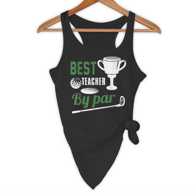 Best Teacher By Par Golf Golfer Flowy Tank, novelty gifts, funny gifts