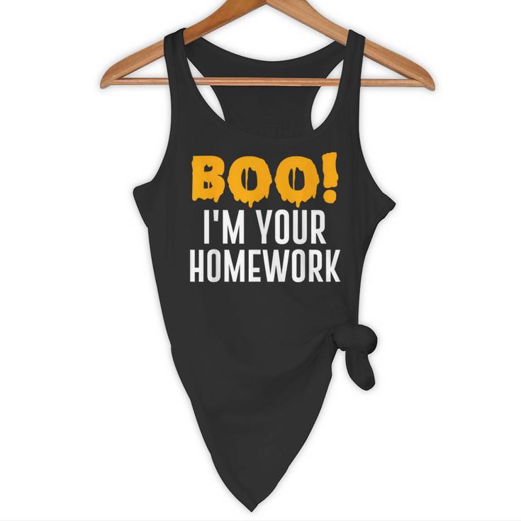 Boo I'm Your Homework Halloween Teacher Costume Flowy Tank, novelty gifts, funny gifts Boo I'm Your Homework Halloween Teacher Costume Flowy Tank, novelty gifts, funny gifts
