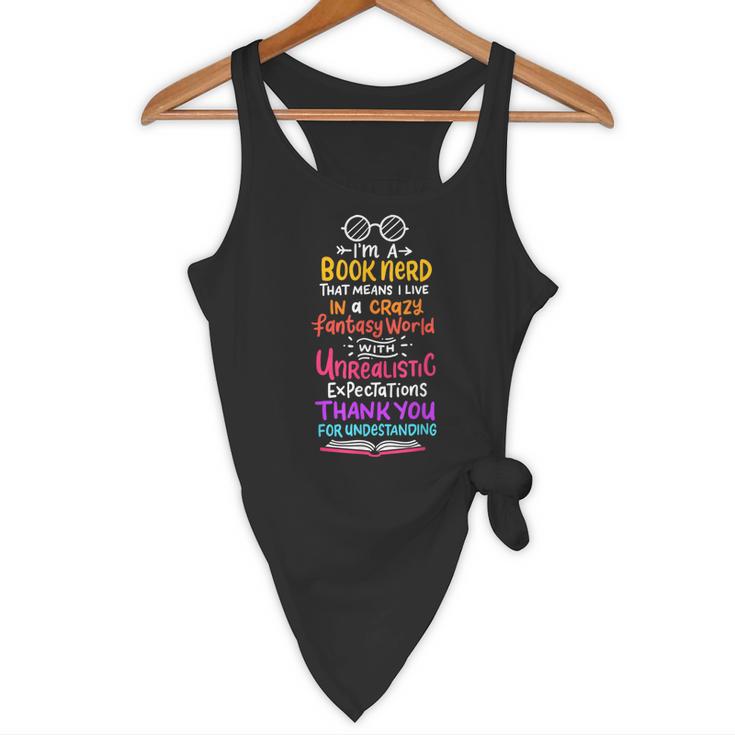 Books Reading English Teacher Student For Men Women Kids Flowy Tank, novelty gifts, funny gifts