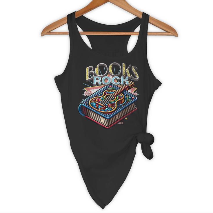 Books Rock Rock'n Roll Science Of Reading Teachers Guitar Flowy Tank, novelty gifts, funny gifts Books Rock Rock'n Roll Science Of Reading Teachers Guitar Flowy Tank, novelty gifts, funny gifts