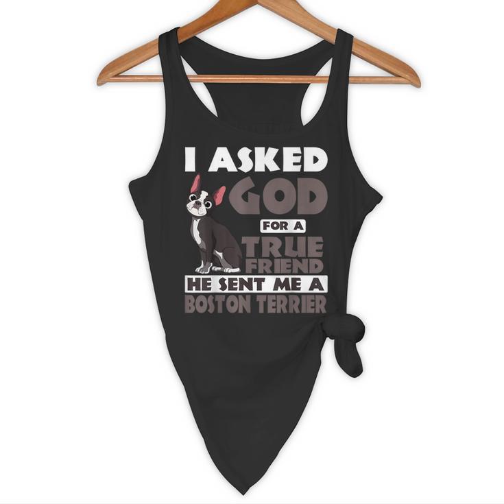 Boston Terrier American Gentleman Non-Sporting Dog Lover Flowy Tank, novelty gifts, funny gifts