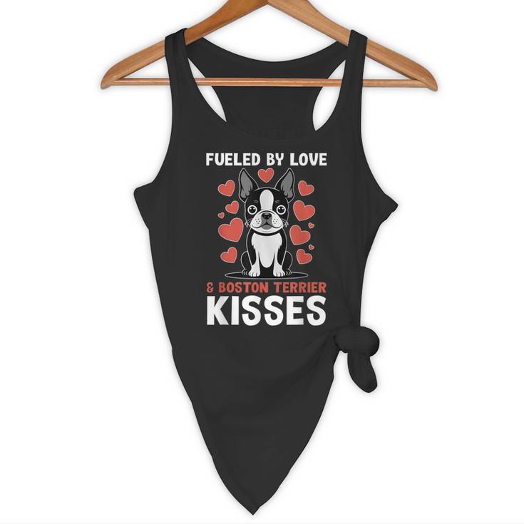 Boston Terrier Dog Flowy Tank, novelty gifts, funny gifts