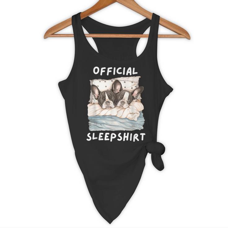 Boston Terrier Dog Official Sleepshirt Pajamas Nightgown Men Women Girls Kids Flowy Tank, novelty gifts, funny gifts