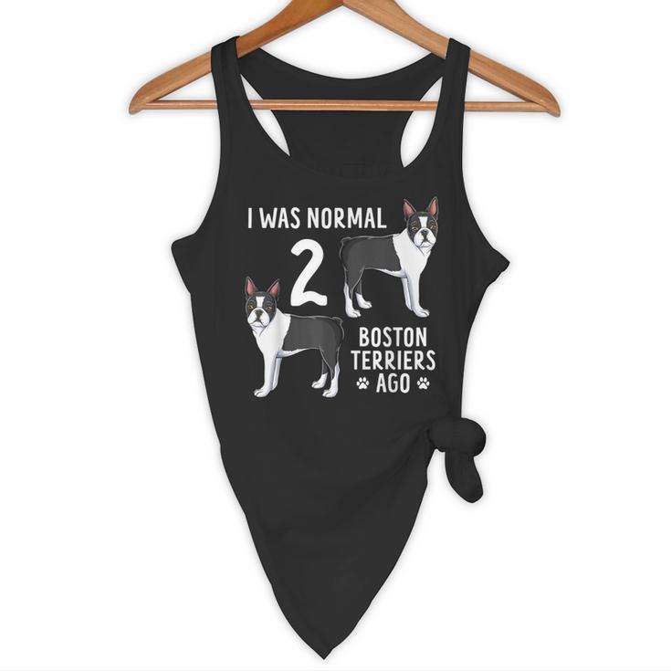 Boston Terrier Humor Bostie Dog Lover For Men Women Kids Flowy Tank, novelty gifts, funny gifts