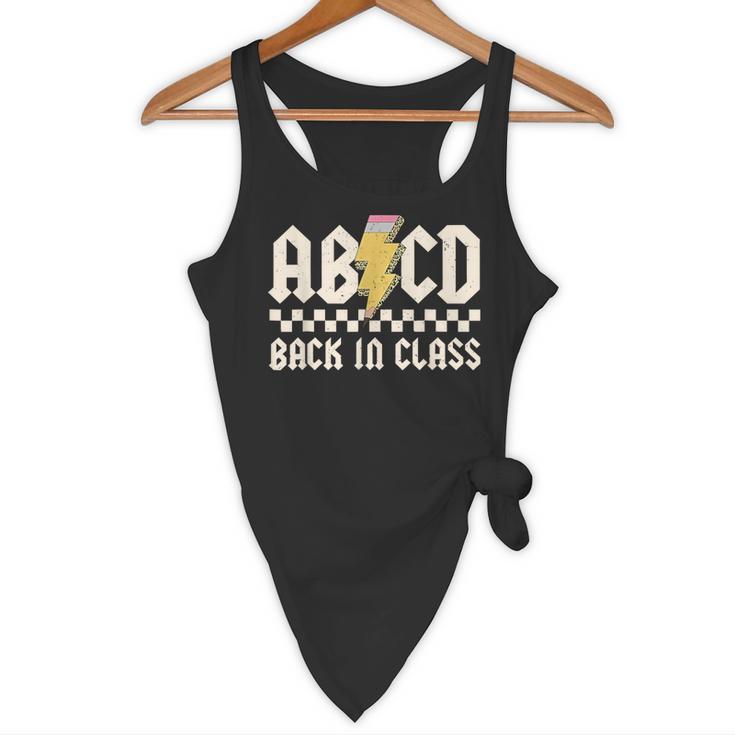 Boys Girls Teachers Rock Back To School ABCD Back In Class Flowy Tank, novelty gifts, funny gifts Boys Girls Teachers Rock Back To School ABCD Back In Class Flowy Tank, novelty gifts, funny gifts