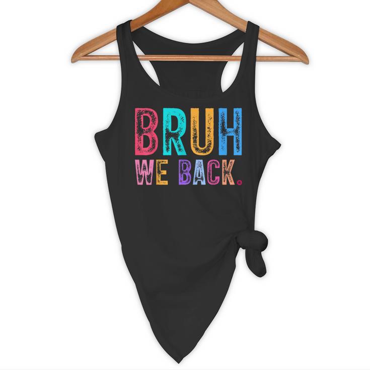 Bruh We Back Teachers Retro Back To School Boys Girls Kids Flowy Tank, novelty gifts, funny gifts Bruh We Back Teachers Retro Back To School Boys Girls Kids Flowy Tank, novelty gifts, funny gifts