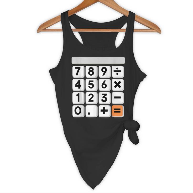 Calculator Easy Halloween Costume For Math Teacher Flowy Tank, novelty gifts, funny gifts