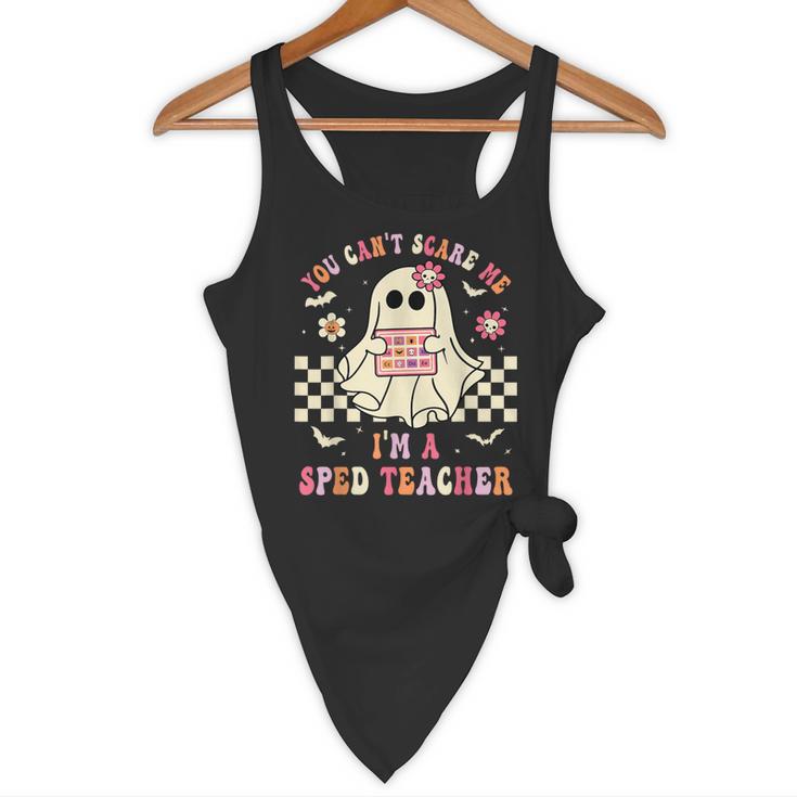 You Can't Scare Me I'm A SPED Teacher Crew Squad Halloween Flowy Tank, novelty gifts, funny gifts You Can't Scare Me I'm A SPED Teacher Crew Squad Halloween Flowy Tank, novelty gifts, funny gifts