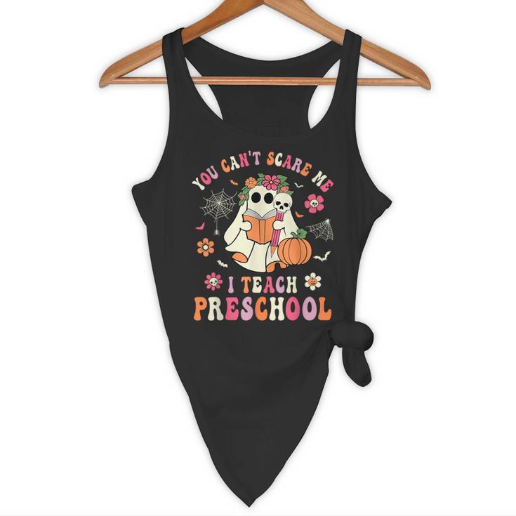 You Can't Scare Me I Teach Preschool Teacher Team Halloween Flowy Tank, novelty gifts, funny gifts You Can't Scare Me I Teach Preschool Teacher Team Halloween Flowy Tank, novelty gifts, funny gifts