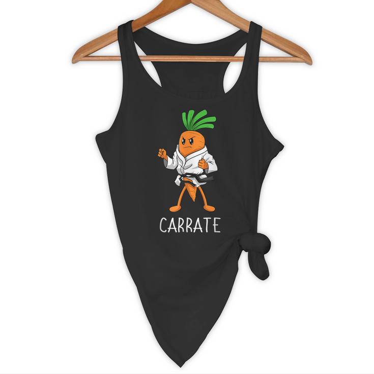 Carrate Karate Carrot Student Teacher Trainee Trainor Flowy Tank, novelty gifts, funny gifts
