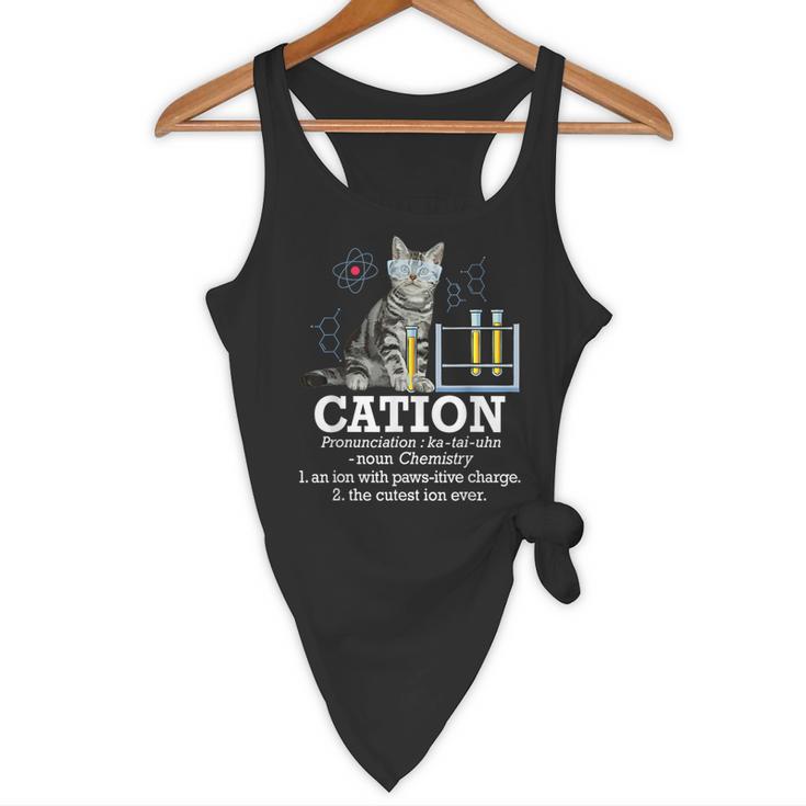 Cation Chemistry Humor Science Teacher Cat Pun Flowy Tank, novelty gifts, funny gifts Cation Chemistry Humor Science Teacher Cat Pun Flowy Tank, novelty gifts, funny gifts